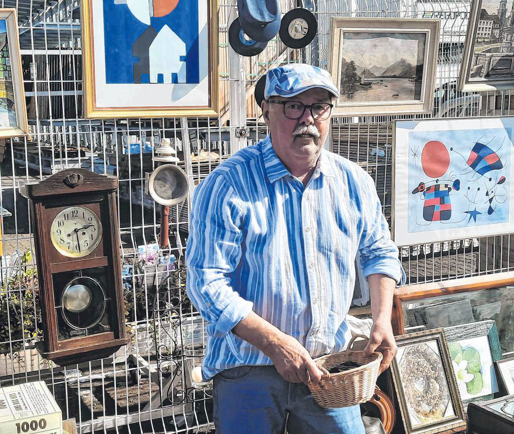 Christoph Vetter vom Heimatverein ist einer der Initiatoren der Flohmarkt-Idee für den guten Zweck. (Foto: Holger Weber)